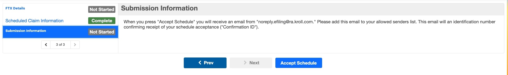 Submission Information