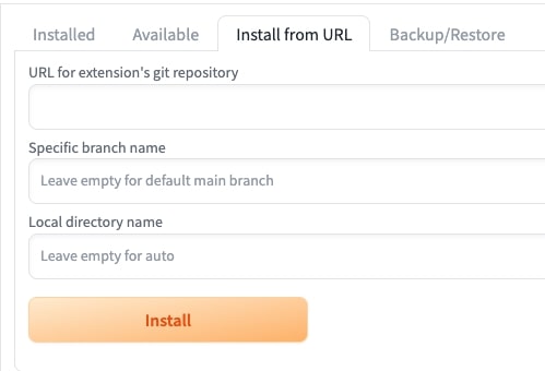 Install from URL