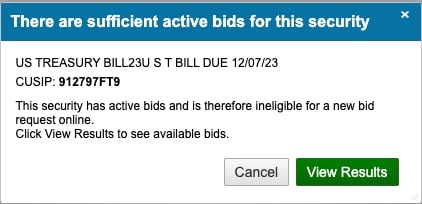 Active bids