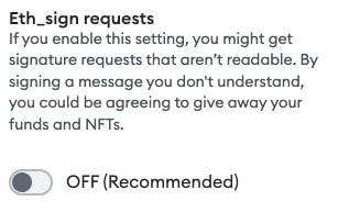 Eth_sign requests