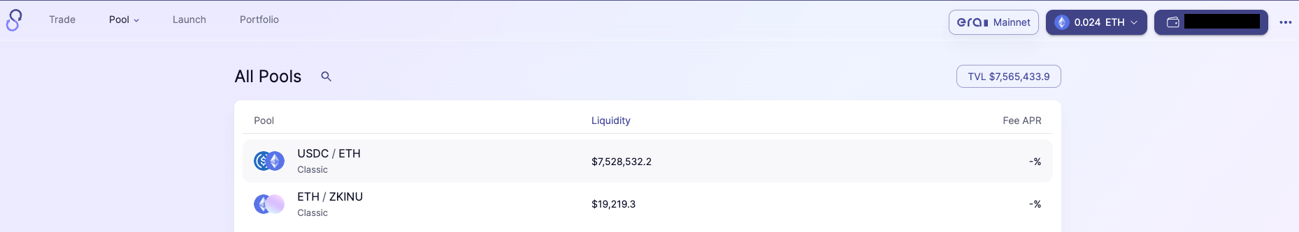 SyncSwap Pool