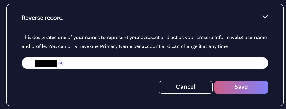 zkSync Name Service Profile