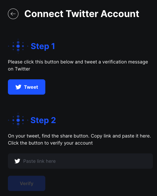 Galxe Connect Twitter